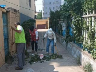 南苑街道忠心闸社区开展“爱筑家园”志愿服务活动