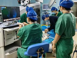 上海儿童医学中心临沂医院为临沂最小色素失禁综合征眼病患儿守护光明