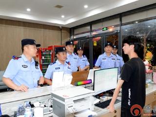 枣庄市公安局山亭分局：夜查铸安