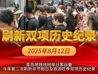 213.71万人次！青岛地铁非节假日及旅游旺季客运量再创新高