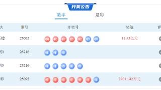 8月14日体彩中奖号码