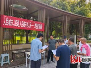 无极县委社会工作部开展人民意见建议征集活动