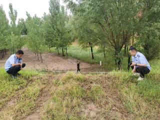 郓城黄河河务局：堤防非赛道 执法护河安