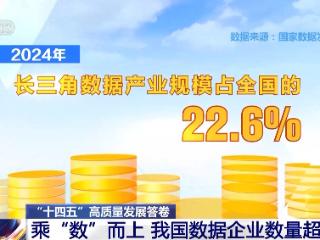 “十四五”高质量发展答卷丨乘“数”而上 我国数据企业数超40万家
