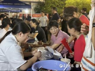 服务暖民心，日照港口医院中医药文化进社区义诊走进日照站南广场