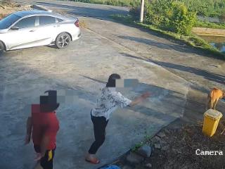 广东一女子闲聊分神 孙女连人带车滑入鱼塘
