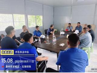 滨城区市东街道：巡查夜间施工不松懈 守护市民安宁显担当