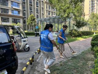 李营街道翔悦社区开展“清洁社区 共享美好”环境整治活动