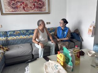 走访优抚显真情，李营街道翔悦社区开展关怀老兵活动