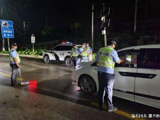 守护平安出行路，冠县交警严查酒驾违法不松懈
