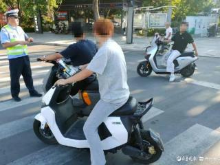 重拳整治严厉打击！高唐公安交警查处20余起“电摩”违法行为