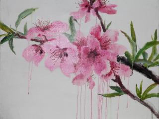 宋卫东画桃花，画出了最真实的娇艳欲滴