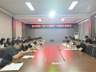 惠民县麻店镇召开第一期“青言微语”干部提升计划座谈会
