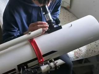池州19岁少年自制天文望远镜 手磨镜片探索浩瀚星空