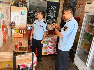 青岛市即墨区北安市场监管所织密夏季餐饮“安全网”