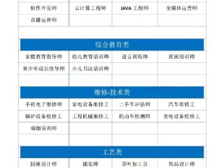 【便民小贴士】高等人才职业技能评价目录及查询指南