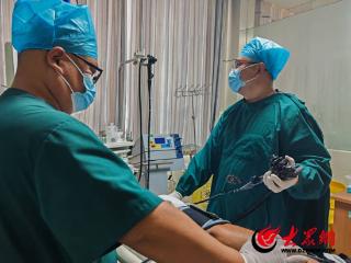 46岁男子命悬一线 牡丹人民医院五分钟内镜止血创造奇迹