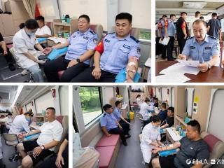 热血警魂，情满善城！滕州市公安局组织开展无偿献血活动