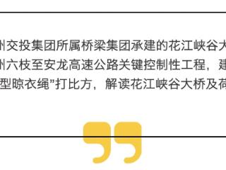 就像一个“大型晾衣绳”！建设者解读花江峡谷大桥及荷载试验