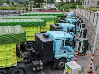 贵州金元茶园电厂单日充换电量突破40000千瓦时