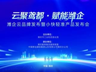 “云聚鸢都・赋能潍企”潍企云品牌发布会8月26日启幕