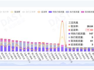 台风“剑鱼”过后三亚机场重启，入城人数环比下降超6成