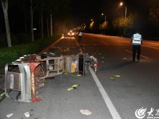 东营交警五小时破获一起酒后驾驶肇事逃逸案件