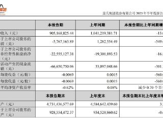 皇氏集团2025半年报出炉：营收净利润双降