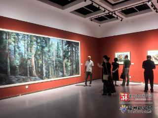 俞山旅美绘画艺术回乡展免费对外开放