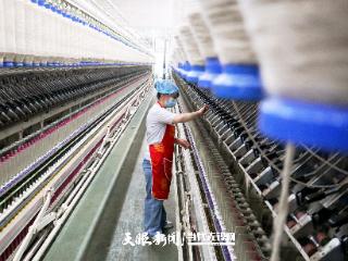G视觉·企业行｜毕节盛安纺织：棉麻混纺“织”出绿色新赛道