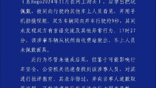 杭州交警通报“男子高速戴恐怖面具”