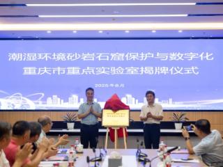 潮湿环境砂岩石窟保护与数字化重庆市重点实验室在大足揭牌