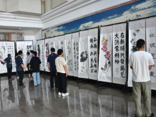 罗庄区“沂蒙精神代代传”主题书画作品展成功举办