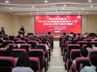 菏泽鲁西新区青少年心理健康项目启动暨专题培训举行