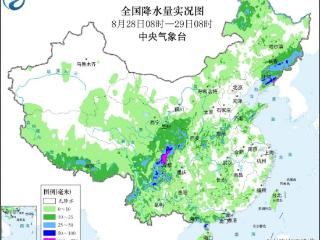 雨区分散南北方均有较强降雨 明起南方高温范围收缩