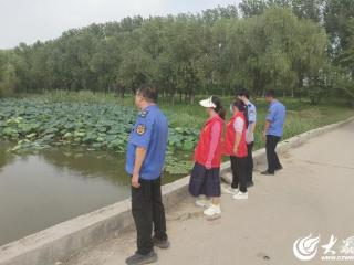 潍坊寒亭固堤街道开展河长制联合执法行动