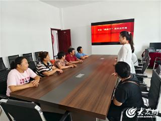 汶上县汶上街道北湖社区开展防诈骗宣传活动