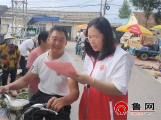 德州天衢新区宋官屯街道张官屯社区开展“七夕情浓倡新俗，移风易俗践于行”宣传活动