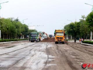东营市河口区加速推进河兴路片区道路改造 为城市交通“舒筋活络”