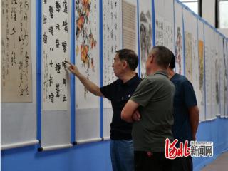 石家庄市栾城区举办“缅怀先烈珍爱和平”书画展
