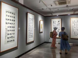 描绘诗词笔墨里的淳安，方建勋博士师生书法展在千岛湖举办