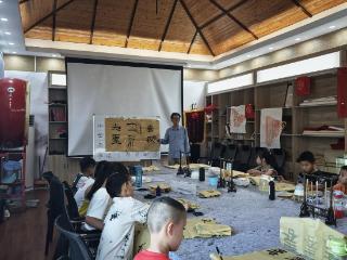 太白湖新区石桥镇第三届青少年暑期公益书法传习班圆满结课