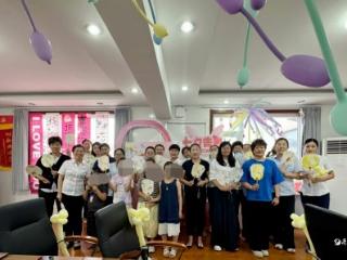 中国人寿乐陵市支公司举办“非遗制扇话七夕”客户服务活动