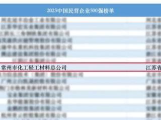 中国民企500强，天宁企业入选！