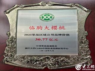 30.77亿元！解码“临朐大樱桃”品牌价值背后的产业密码