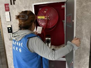 安居街道居礼片区开展“防风险，除隐患”消防安全宣传活动