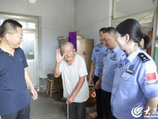 烽火记忆映初心 龙口边检站民警探望99岁抗战老兵