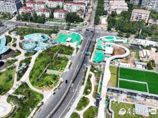 小麦岛地下过街通道“通了”，今年青岛5处过街设施正“上新”