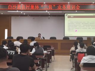 海南白沙：政银联动开展培训夯实基层“三资”管理基础