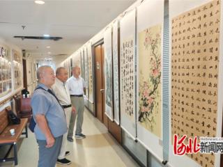 石家庄市桥西区：书画展映抗战史 笔墨传承英雄魂
